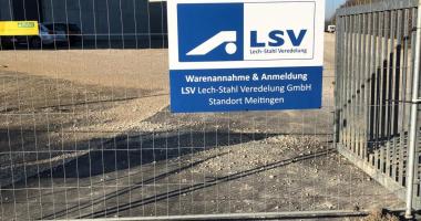 LSV Meitingen Baustellenschild