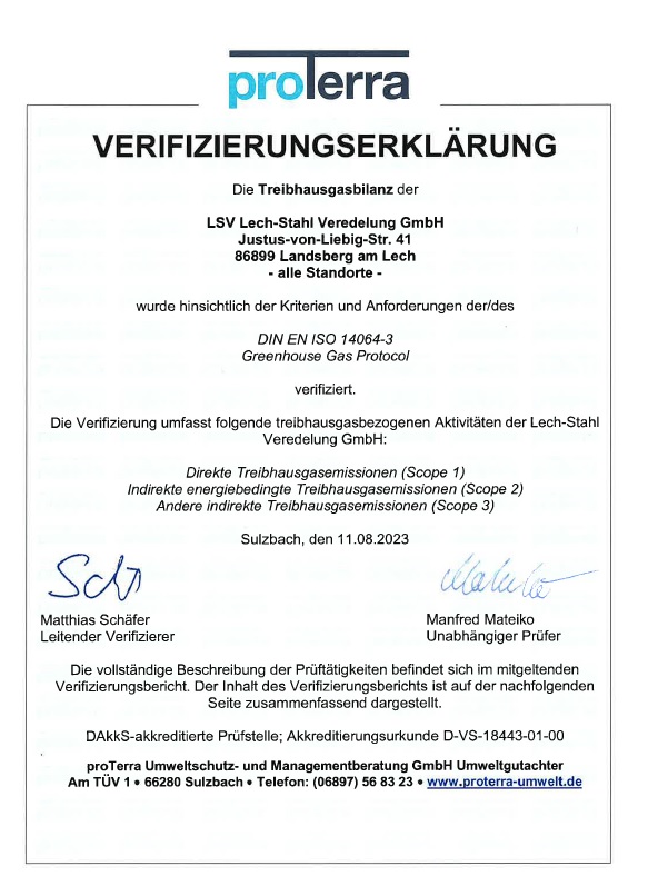 Verifizierungserklärung LSV CCF_2023